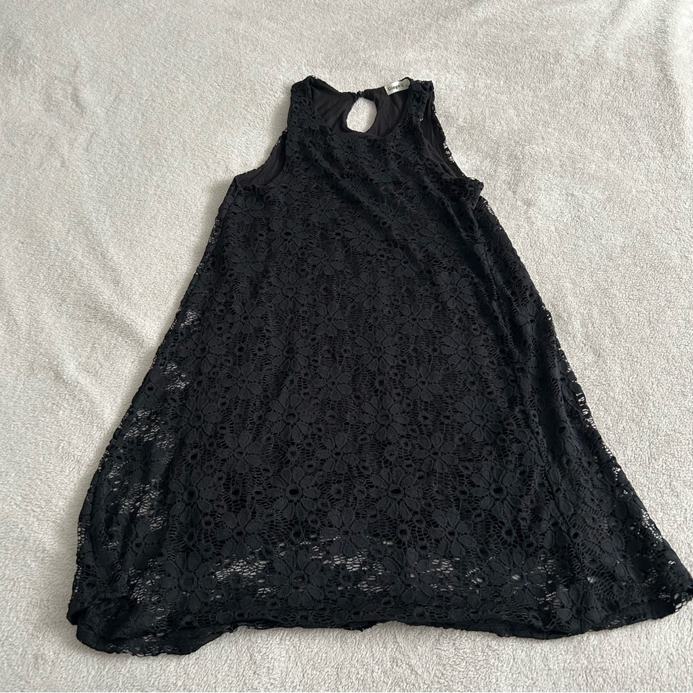 Ginger G Floral Lace Swing Dress